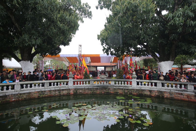 Lễ hội đền Hai Bà Trưng Mê Linh trở thành di sản văn hóa phi vật thể quốc gia - Ảnh 18