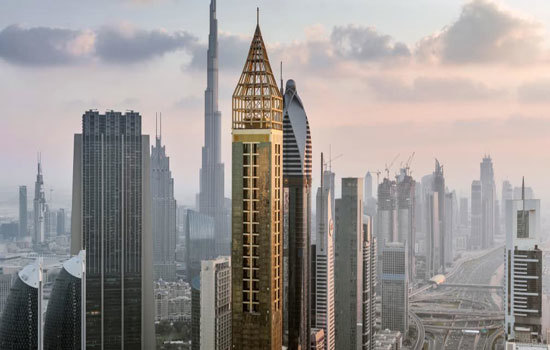Khám phá khách sạn Gevora cao nhất thế giới vừa khai trương tại Dubai - Ảnh 1