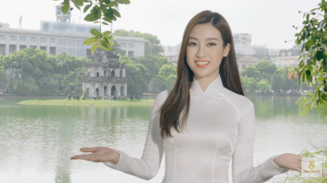 Hà Nội đẹp hút hồn trong clip của Mỹ Linh tại Hoa hậu Thế giới - Ảnh 1