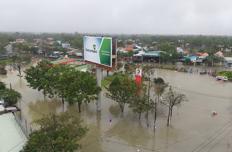 [Ảnh] Trận lụt 20 năm mới tái hiện tại Tam Kỳ, Quảng Nam - Ảnh 1