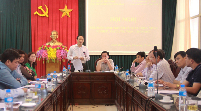 Hà Nội - Ninh Bình trao đổi kinh nghiệm xây dựng nông thôn mới - Ảnh 1