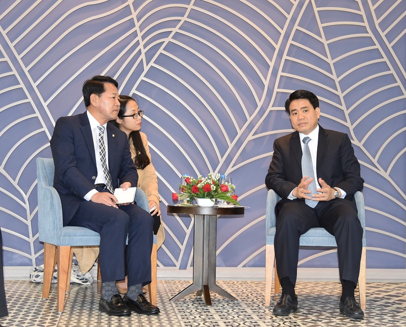 Chủ tịch Nguyễn Đức Chung tiếp Phó Thị trưởng TP Changwon (Hàn Quốc) - Ảnh 1