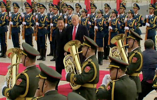 Toàn cảnh lễ đón chính thức Tổng thống Trump tại Trung Quốc - Ảnh 8