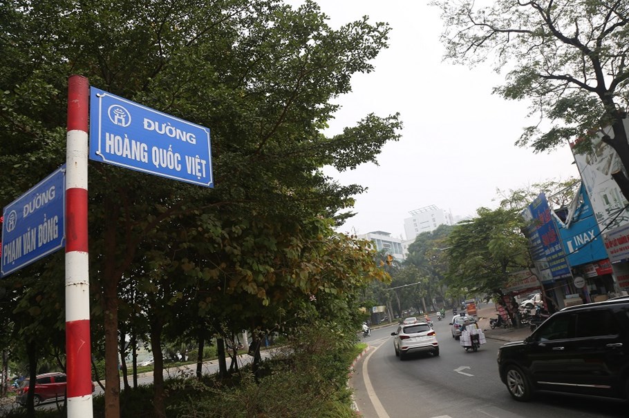 Hà Nội: Chuẩn bị mở rộng 2 làn xe trên đường Hoàng Quốc Việt - Ảnh 1