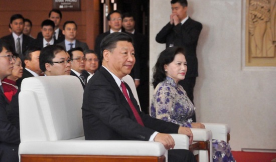 Tổng Bí thư, Chủ tịch Trung Quốc Tập Cận Bình dự Lễ khánh thành Cung hữu nghị Việt - Trung - Ảnh 1
