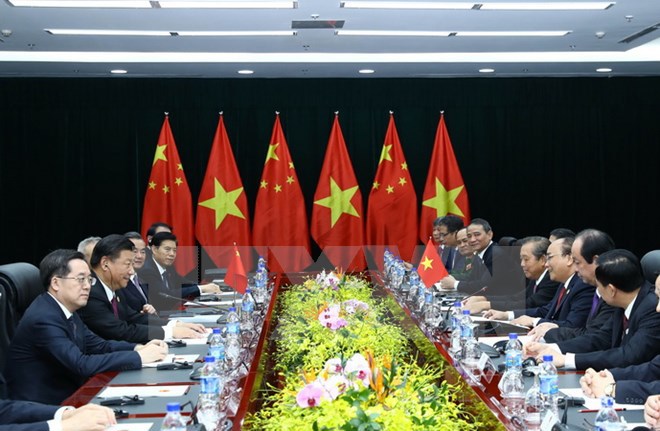 Thủ tướng Nguyễn Xuân Phúc hội kiến Tổng Bí thư, Chủ tịch Trung Quốc - Ảnh 2