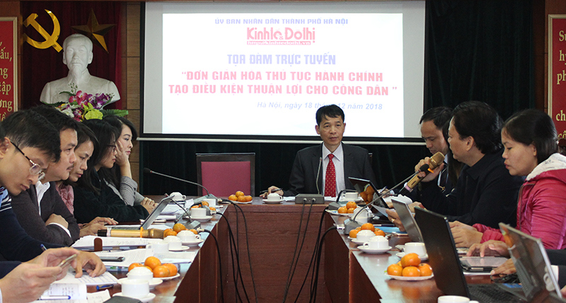 Tọa đàm trực tuyến: “Đơn giản hóa thủ tục hành chính tạo điều kiện thuận lợi cho công dân” - Ảnh 16