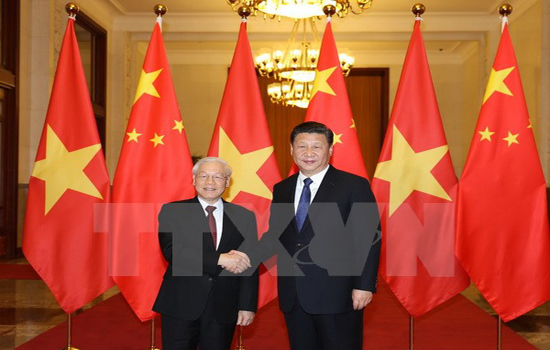 Lãnh đạo Đảng gửi Điện mừng lãnh đạo Đảng Cộng sản Trung Quốc - Ảnh 1