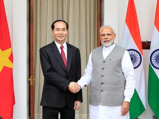 Chủ tịch nước Trần Đại Quang hội đàm với Thủ tướng Ấn Độ Narendra Modi - Ảnh 1