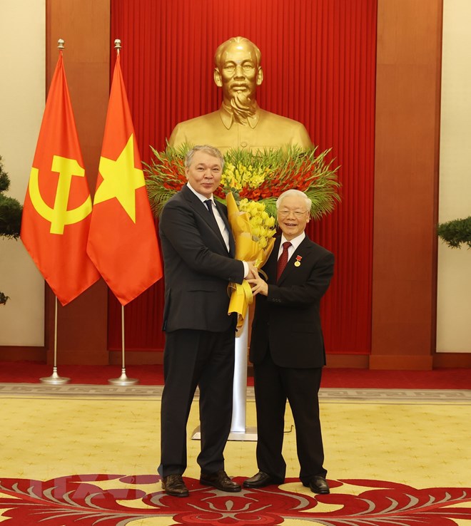 Tổng Bí thư Nguyễn Phú Trọng nhận Giải thưởng Lenin của Đảng Cộng sản Nga - Ảnh 3
