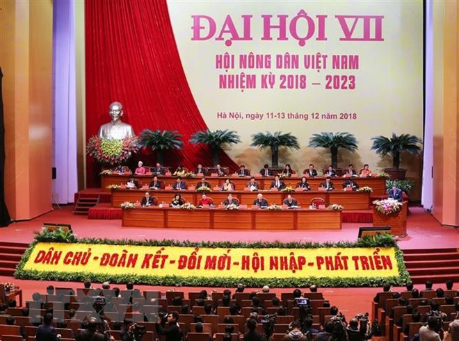 Khai mạc Ðại hội đại biểu toàn quốc Hội Nông dân Việt Nam lần thứ VII - Ảnh 1