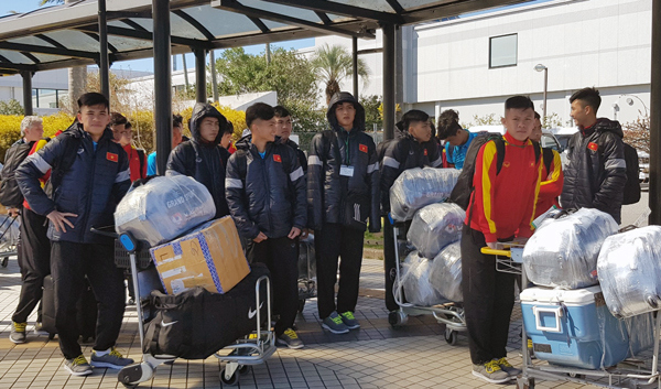 Tuyển U16 Việt Nam đã có mặt tại Miyazaki - Nhật Bản - Ảnh 1