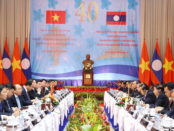 Kỳ họp lần thứ 40 Ủy ban liên Chính phủ Việt Nam - Lào - Ảnh 1