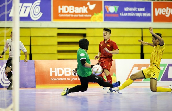 Tuyển futsal Việt Nam tạo cơn mưa 18 bàn thắng vào lưới Brunei - Ảnh 1