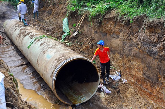 Vinaconex muốn thoái vốn ở dự án đường ống nước 21 lần vỡ - Ảnh 1