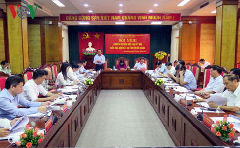 Công bố dự thảo báo cáo kết quả kiểm tra về xử lý tham nhũng ở Tuyên Quang - Ảnh 2