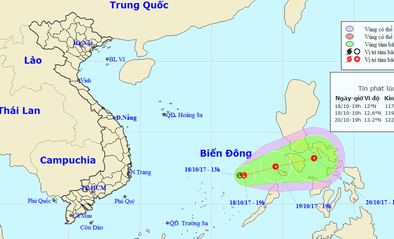 Xuất hiện vùng áp thấp trên Biển Đông, Nam Bộ mưa lớn - Ảnh 1