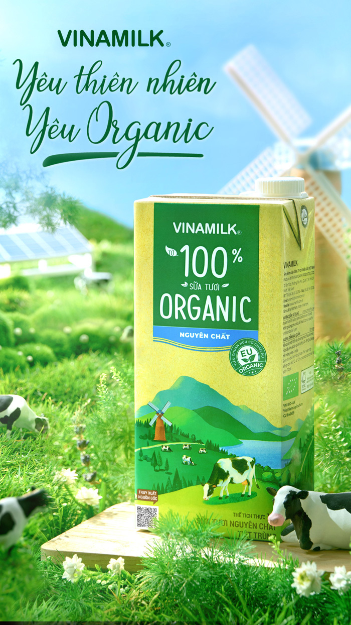 Sữa tươi Vinamilk Organic kh&ocirc;ng đường (*) l&agrave; một lựa chọn an to&agrave;n, ph&ugrave; hợp với mẹ bầu v&agrave; cả trẻ nhỏ.