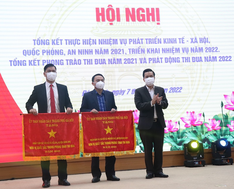 Huyện Đông Anh: Tăng trưởng kinh tế đạt 6,9% trong năm 2021 - Ảnh 1