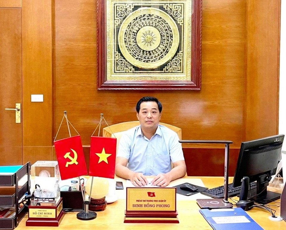 Ph&oacute; B&iacute; thư Thường trực Quận ủy Ho&agrave;n Kiếm Đinh Hồng Phong