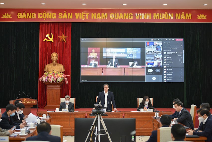 Bộ trưởng Bộ GD&ĐT Nguyễn Kim Sơn chủ trì Hội thảo