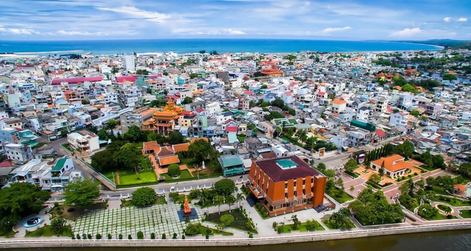 Trường Dục Thanh v&agrave; Bảo t&agrave;ng Hồ Ch&iacute; Minh - Chi nh&aacute;nh B&igrave;nh Thuận. (Ảnh: Ho&agrave;ng Anh Hải)