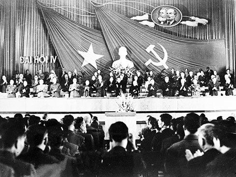 Đại hội Đại biểu toàn quốc lần thứ IV của Đảng Cộng sản Việt Nam, tháng 12/1976 (Ảnh: baotanglichsu.vn) 