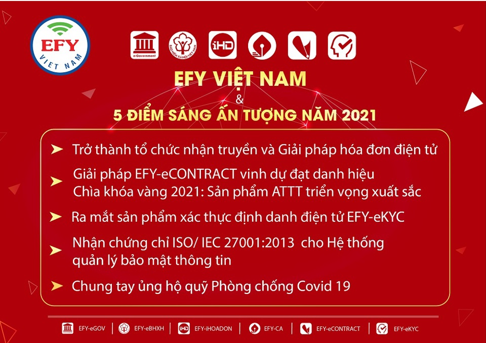 Điểm nhấn của EFY Việt Nam trong kh&oacute; khăn.