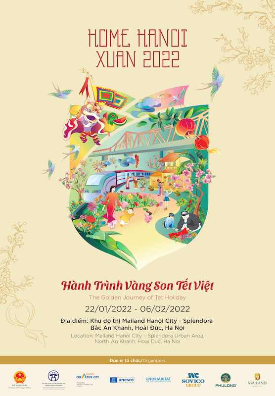Lễ hội đường hoa Home H&agrave; Nội Xu&acirc;n 2022 sẽ diễn ra từ 22/1 đến 6/2/2022.