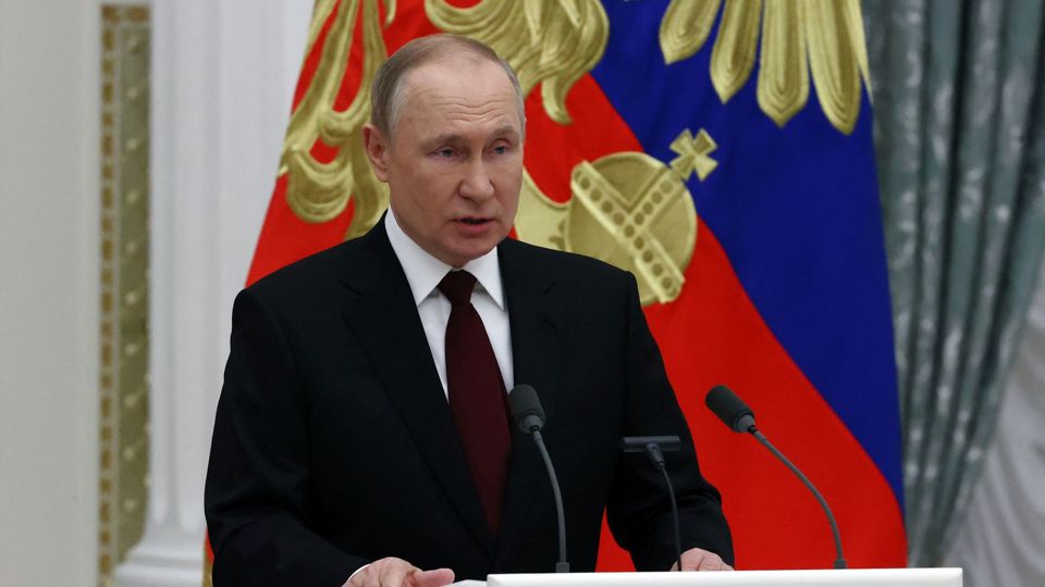 Tổng thống Nga Vladimir Putin. Ảnh: Skynews.&nbsp;