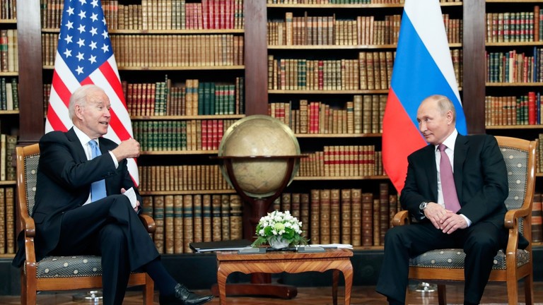 Tại cuộc gặp trực tiếp giữa Tổng thống Mỹ Joe Biden v&agrave; người đồng cấp Nga&nbsp; Vladimir Putin ở Geneva, Thụy Sĩ v&agrave;o ng&agrave;y 16/7/2021