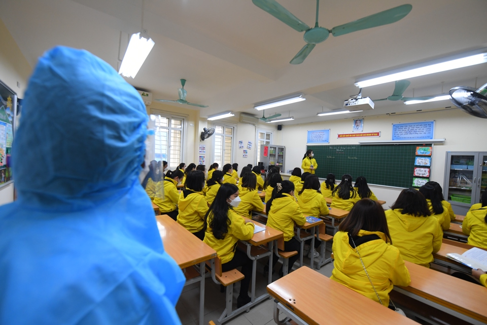 Quận Hoàn Kiếm: Diễn tập, chuẩn bị đón học sinh tiểu học đến trường - Ảnh 3