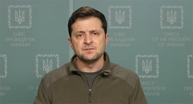 Tổng thống Ukraine&nbsp;Volodymyr Zelensky