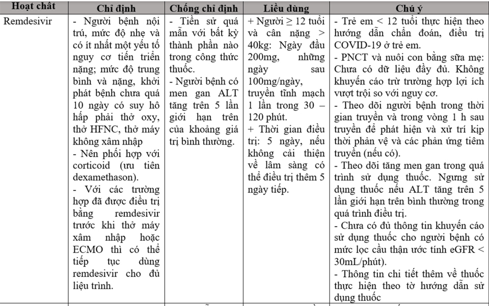 Bộ Y tế: Bổ sung hướng dẫn 2 loại thuốc kháng virus điều trị Covid-19 - Ảnh 2