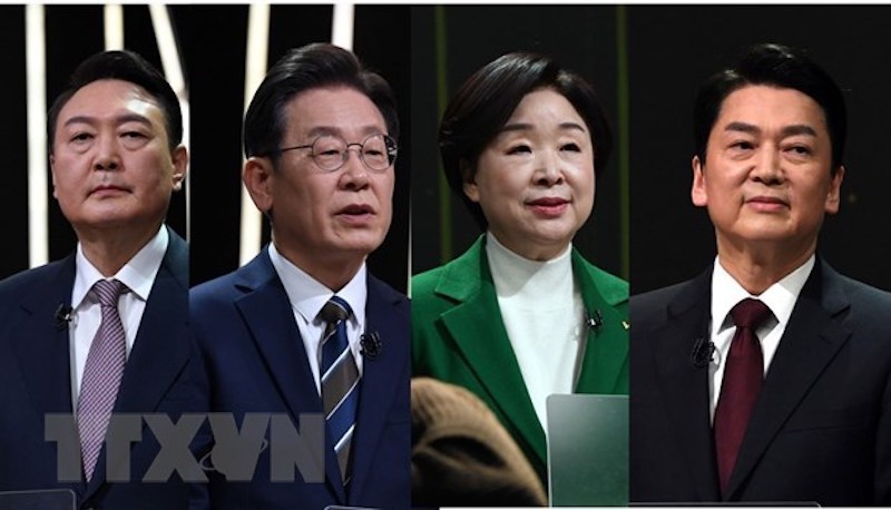 C&aacute;c ứng vi&ecirc;n tranh cử Tổng thống H&agrave;n Quốc năm 2022.&nbsp;Ảnh: The Korea Herald/TTXVN