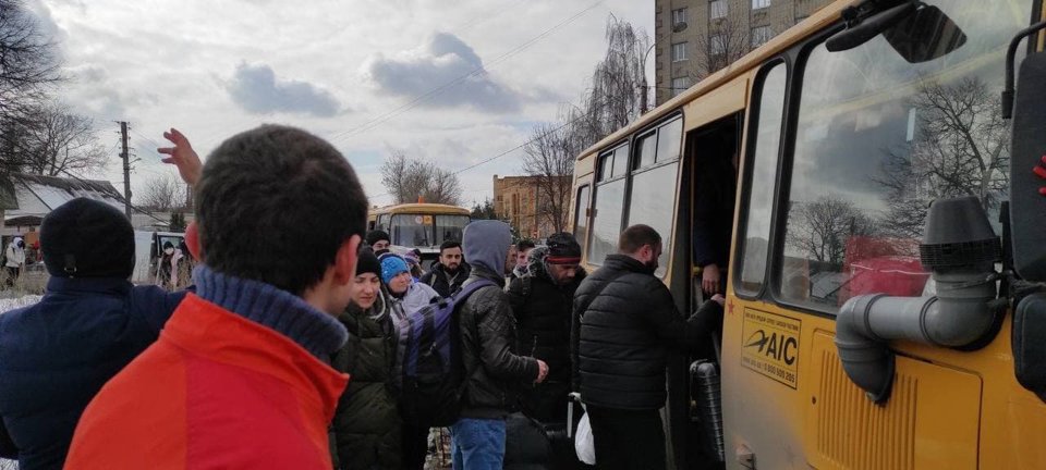 Người dân Ukraine di tản sang các nước láng giềng. Nguồn: Kirill TimoshenkoTelegram