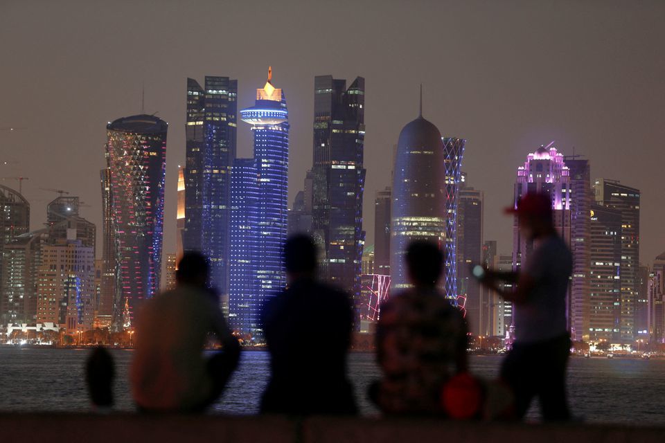 Quang cảnh khu thương mại ở Doha, Qatar, ng&agrave;y 3/9/2021. Ảnh: Reuters