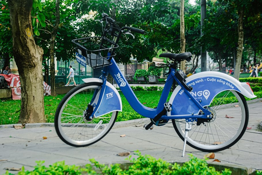 Ngắm mẫu xe đạp công cộng sắp được triển khai ở Hà Nội - Ảnh 1