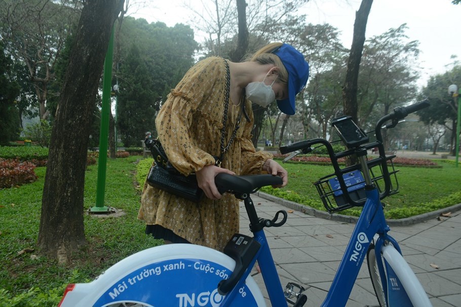 Ngắm mẫu xe đạp công cộng sắp được triển khai ở Hà Nội - Ảnh 7