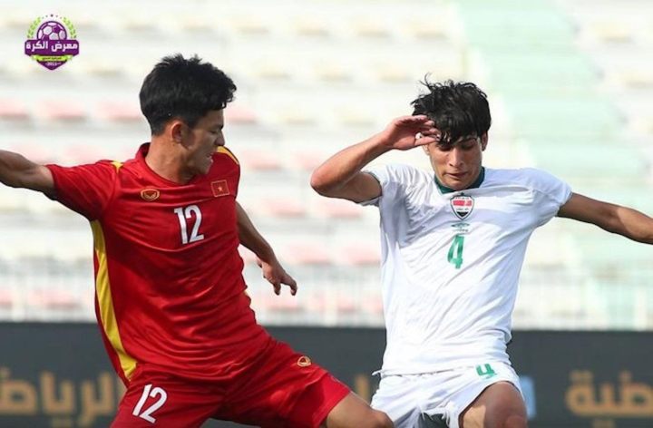 U23 Việt Nam cầm ho&agrave; U23 Iraq tại&nbsp;Giải U23 quốc tế - Dubai Cup 2022, diễn ra tại UAE.