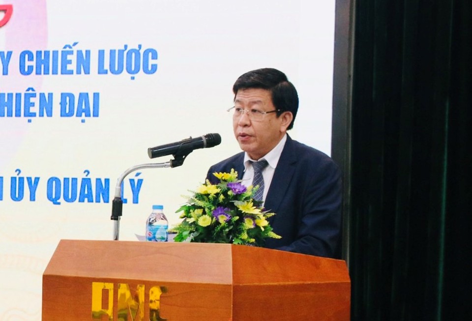 Ph&oacute; Chủ tịch UBND TP H&agrave; Nội Dương Đức Tuấn&nbsp;ph&aacute;t biểu tại lễ khai giảng
