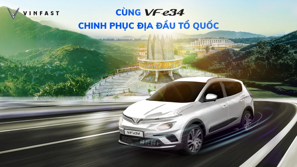 100 xe VF e34 sắp khởi động h&agrave;nh tr&igrave;nh chinh phục địa đầu Tổ quốc