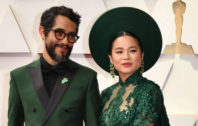 [Clip] Sao Hollywood nổi bật khi mặc áo dài Việt Nam trên thảm đỏ Oscar - Ảnh 5