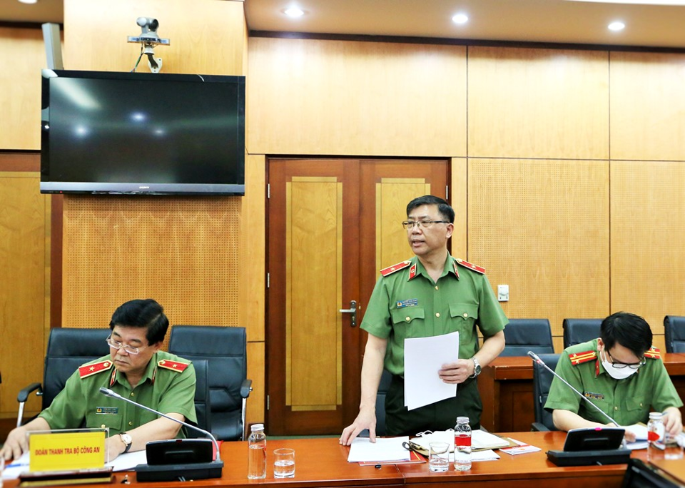 Thiếu tướng Nguyễn Xu&acirc;n Hồng c&ocirc;ng bố Quyết định thanh tra &nbsp;