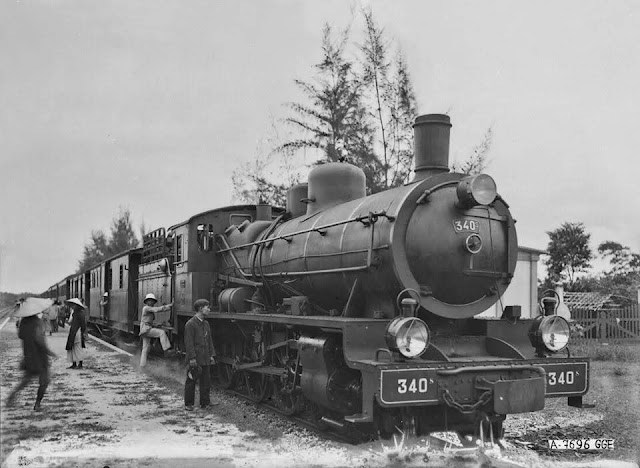Một tuyến đường sắt trong những năm 1920 - 1929. Ảnh tư liệu