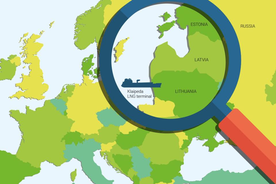 Lithuania c&oacute; bi&ecirc;n giới gi&aacute;p v&ugrave;ng l&atilde;nh thổ Kaliningrad của Nga v&agrave; từng phụ thuộc ho&agrave;n to&agrave;n v&agrave;o nhập khẩu kh&iacute; đốt của Nga.