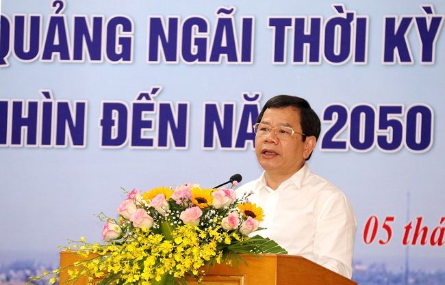 &Ocirc;ng Đặng Văn Minh - Chủ tịch UBND tỉnh Quảng Ng&atilde;i.