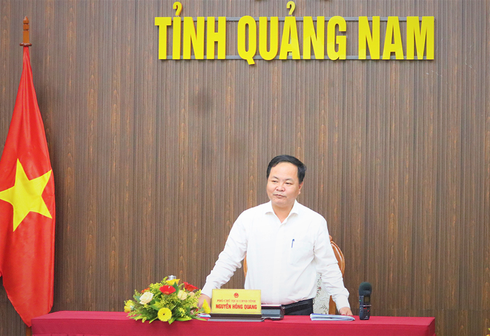 Ph&oacute; Chủ tịch UBND tỉnh Quảng Nam Nguyễn Hồng Quang