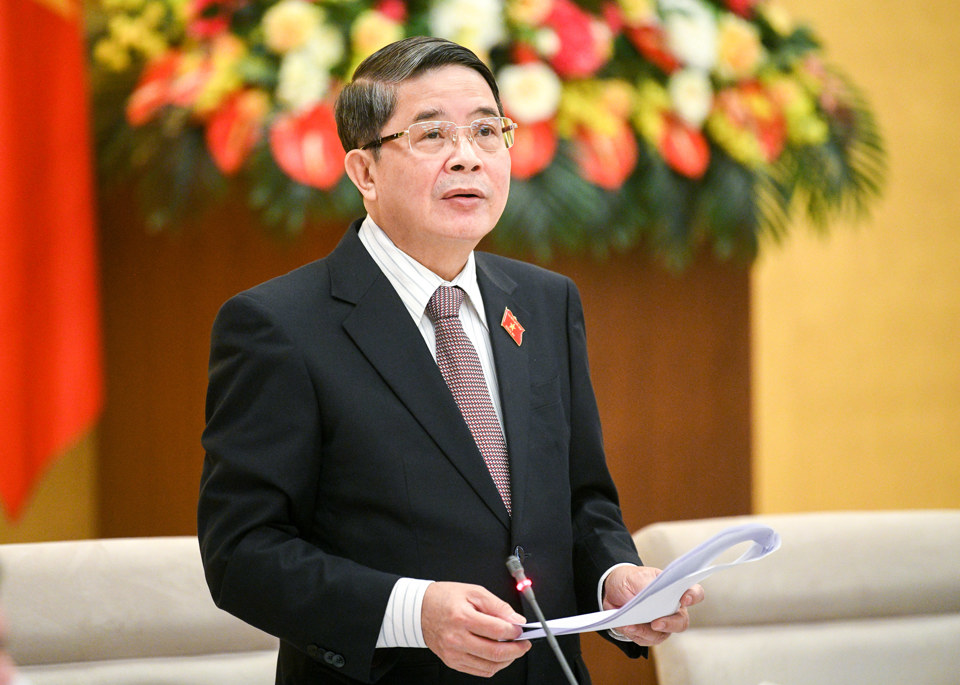 Ph&oacute; Chủ tịch Quốc hội Nguyễn Đức Hải ph&aacute;t biểu tại phi&ecirc;n họp. Ảnh: Quochoi.vn