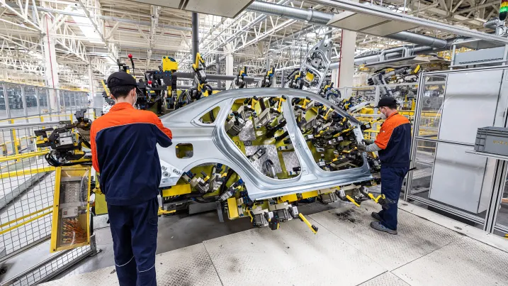 Trung Quốc là nhà sản xuất quan trọng trong ngành công nghiệp ô tô thế giới. Ảnh: Visual China